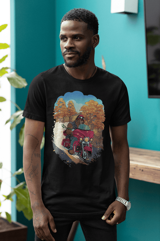 Percy the Bear: Fearless in the face of market volatility - Unisex T-shirt